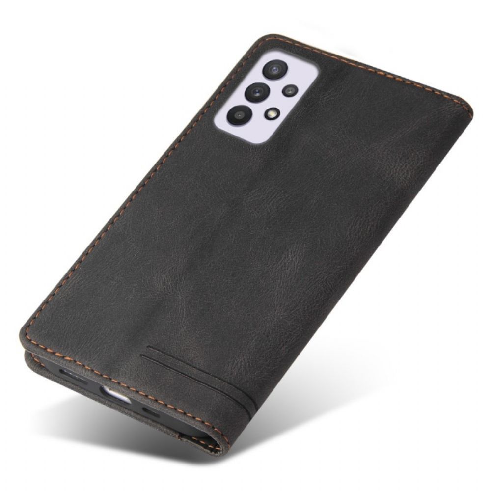Bescherming Hoesje voor Samsung Galaxy A33 5G Folio-hoesje Kunstleer Gq.utrobe