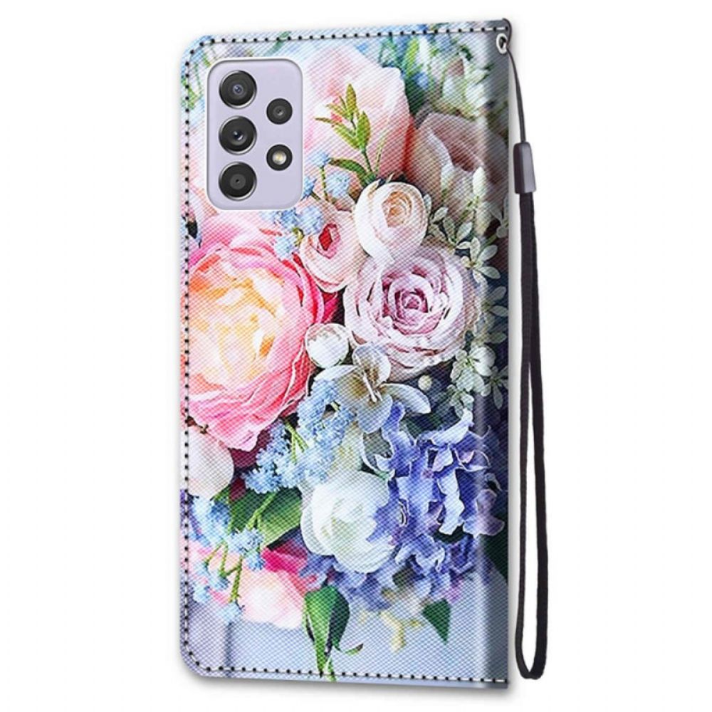 Folio-hoesje voor Samsung Galaxy A33 5G Bloemenwonder