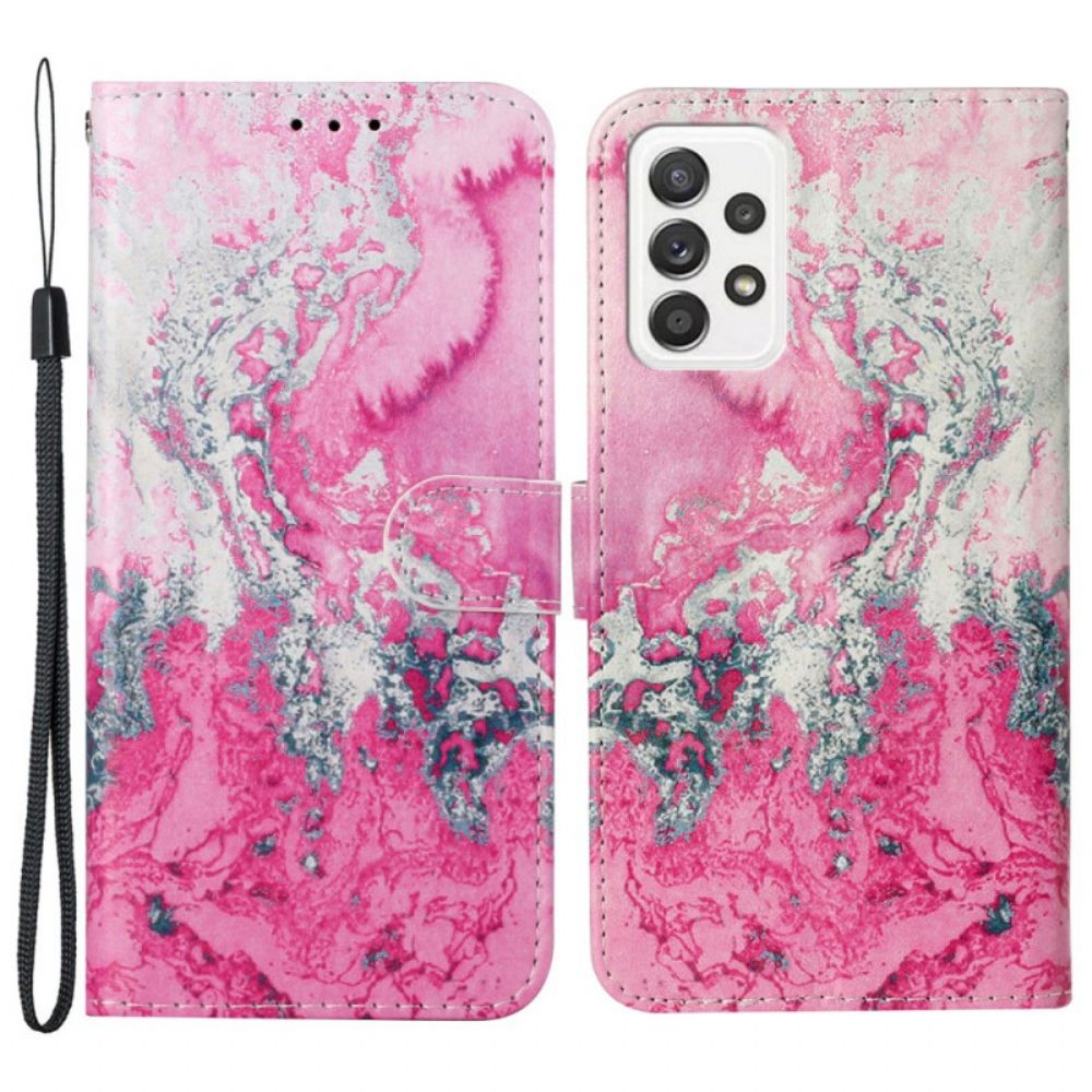 Folio-hoesje voor Samsung Galaxy A33 5G De Marmeren Stijl