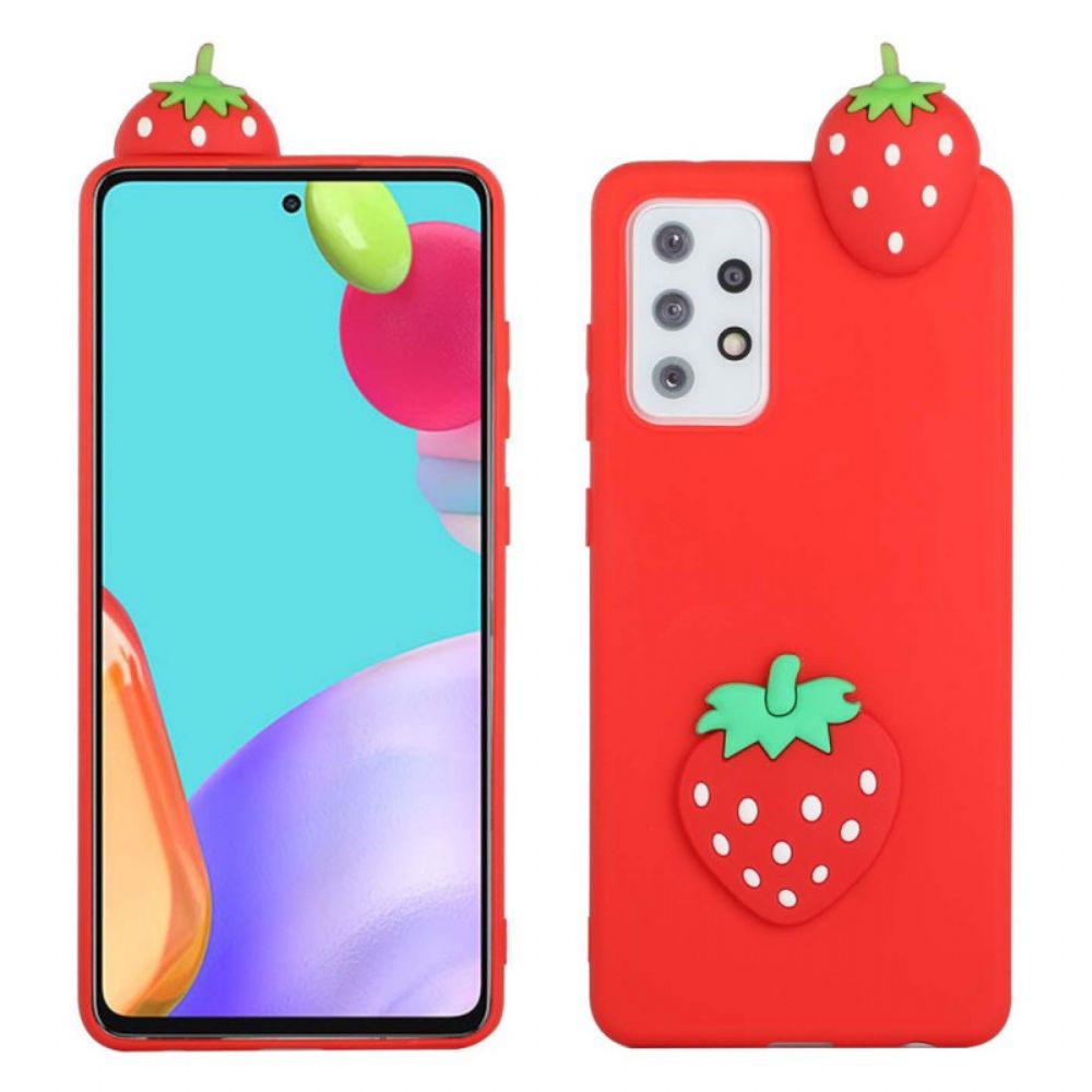 Hoesje voor Samsung Galaxy A33 5G De 3d Aardbei