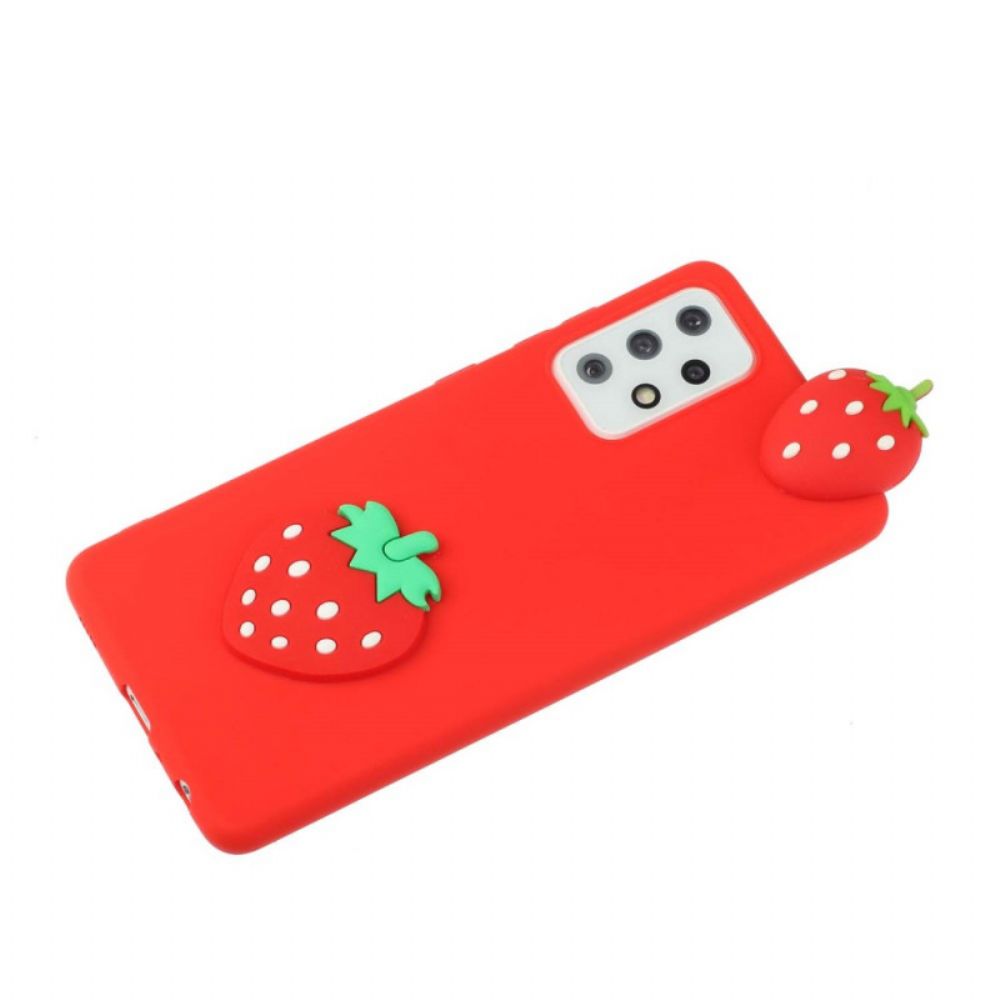 Hoesje voor Samsung Galaxy A33 5G De 3d Aardbei