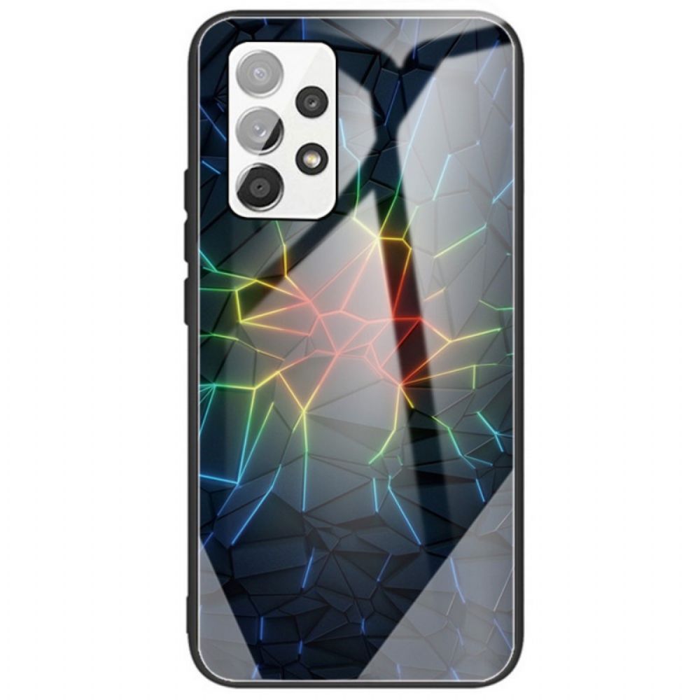 Hoesje voor Samsung Galaxy A33 5G Geometrie Van Gehard Glas