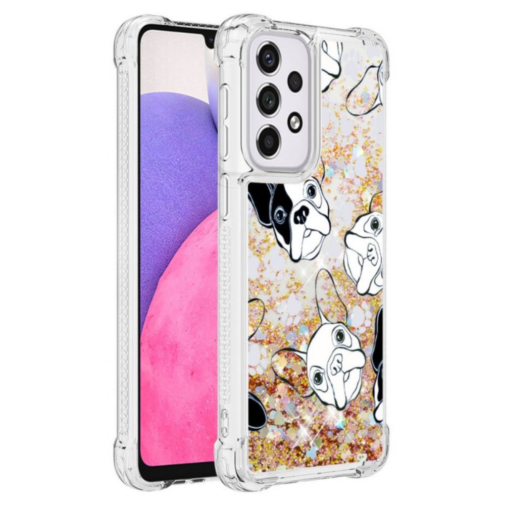 Hoesje voor Samsung Galaxy A33 5G Meneer Glitterhond