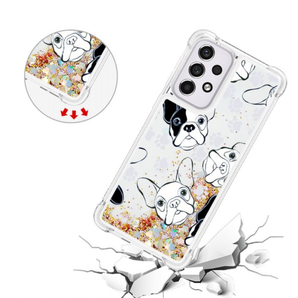 Hoesje voor Samsung Galaxy A33 5G Meneer Glitterhond
