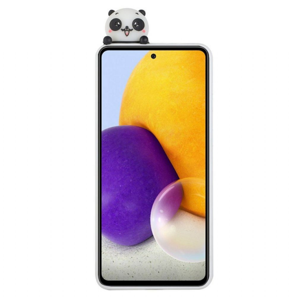 Hoesje voor Samsung Galaxy A33 5G Panda Plezier 3d