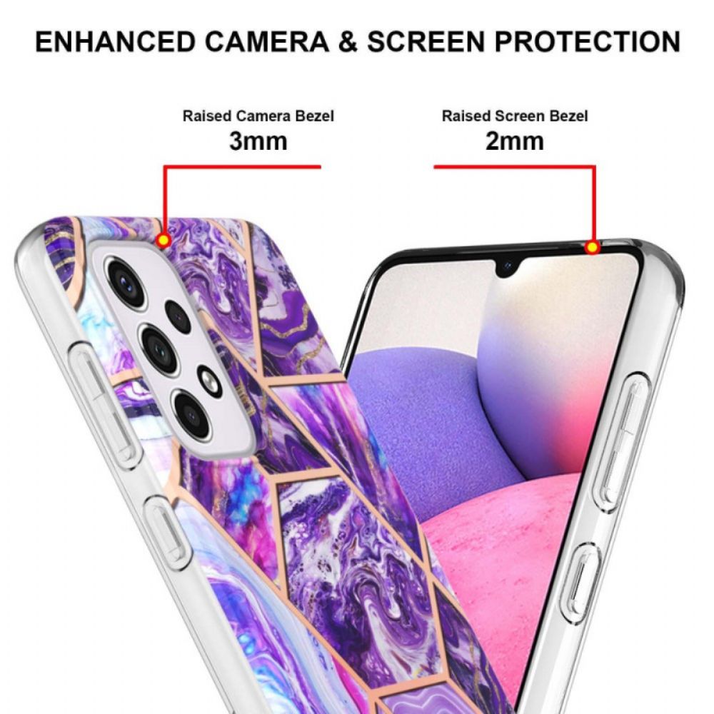 Hoesje voor Samsung Galaxy A33 5G Ultra-design Marmer