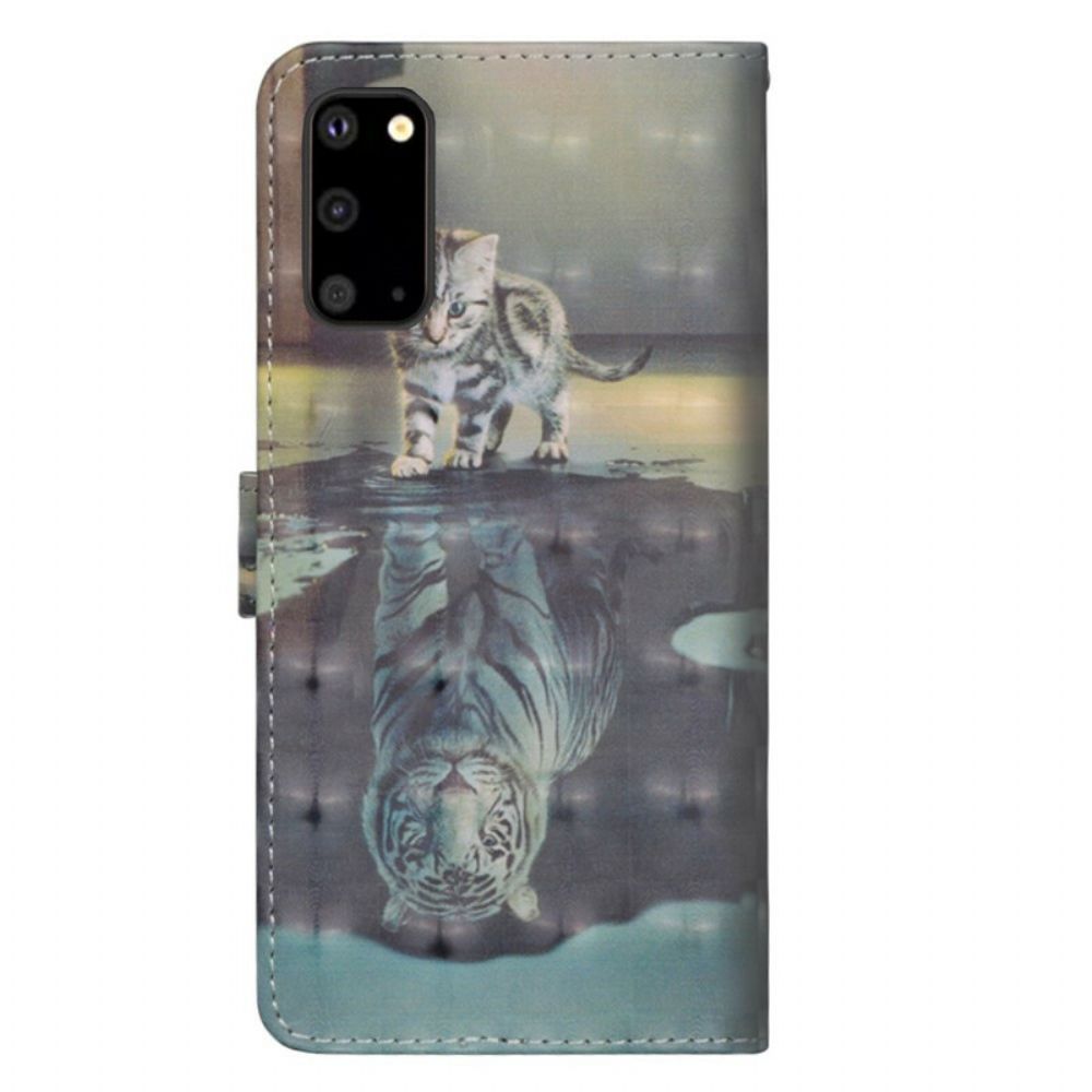Flip Case voor Samsung Galaxy S20 Ultra Ernest De Tijger
