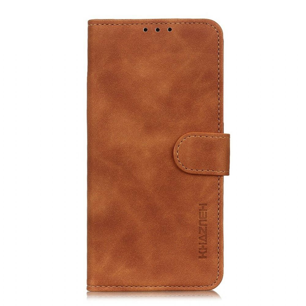 Flip Case voor Samsung Galaxy S20 Ultra Vintage Leereffect Khazneh