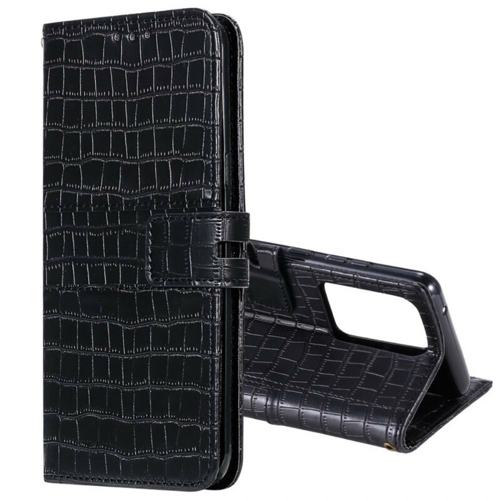 Folio-hoesje voor Samsung Galaxy S20 Ultra Helemaal Croc