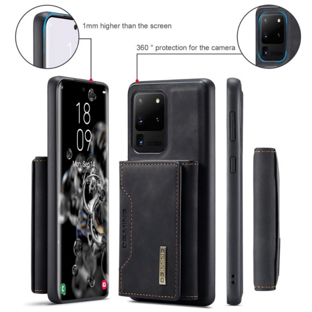 Hoesje voor Samsung Galaxy S20 Ultra Afneembare Kaarthouder Dg.ming