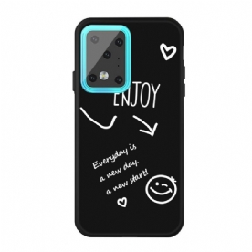 Hoesje voor Samsung Galaxy S20 Ultra Siliconen Genieten