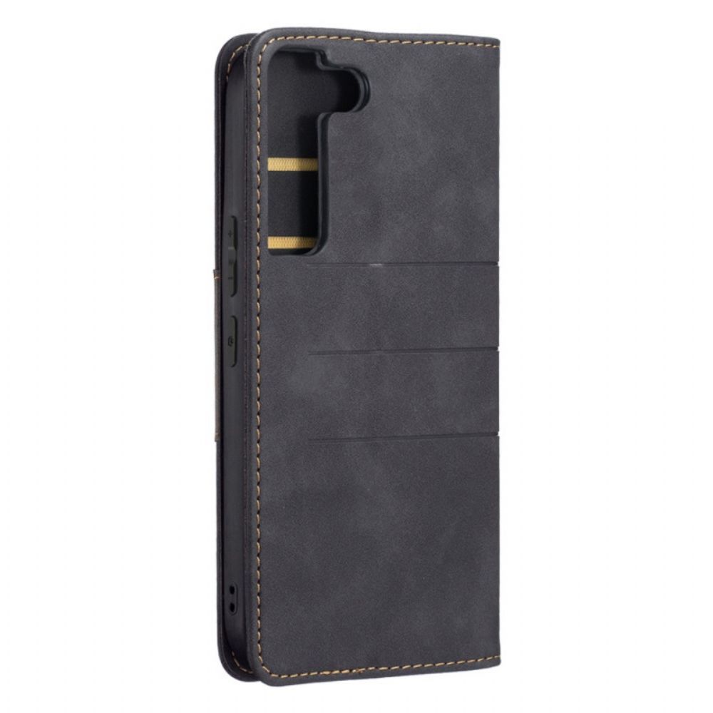 Bescherming Hoesje voor Samsung Galaxy S22 5G Folio-hoesje Binfen-kleur