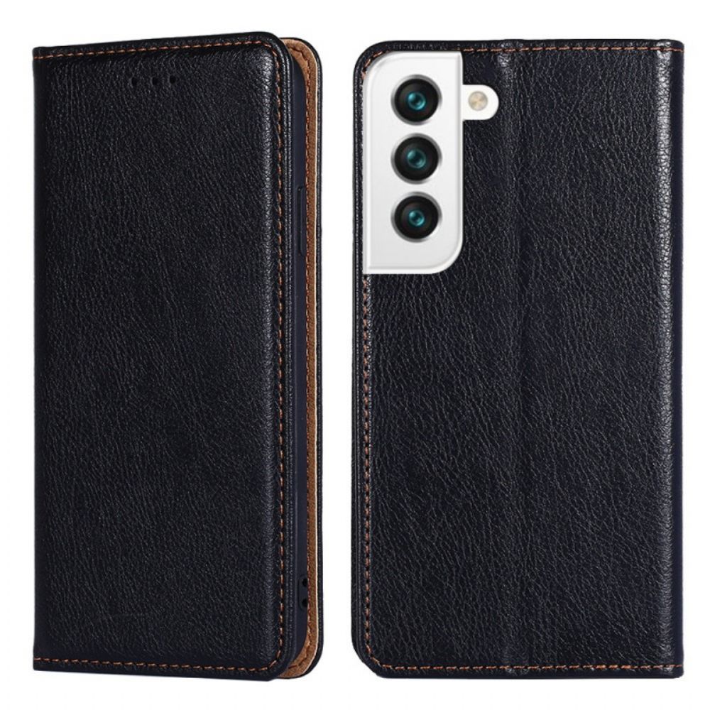 Bescherming Hoesje voor Samsung Galaxy S22 5G Folio-hoesje Effen Kleur
