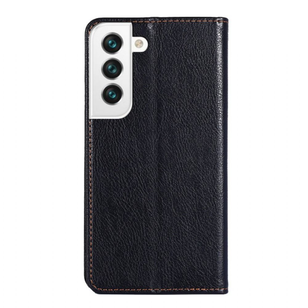 Bescherming Hoesje voor Samsung Galaxy S22 5G Folio-hoesje Effen Kleur
