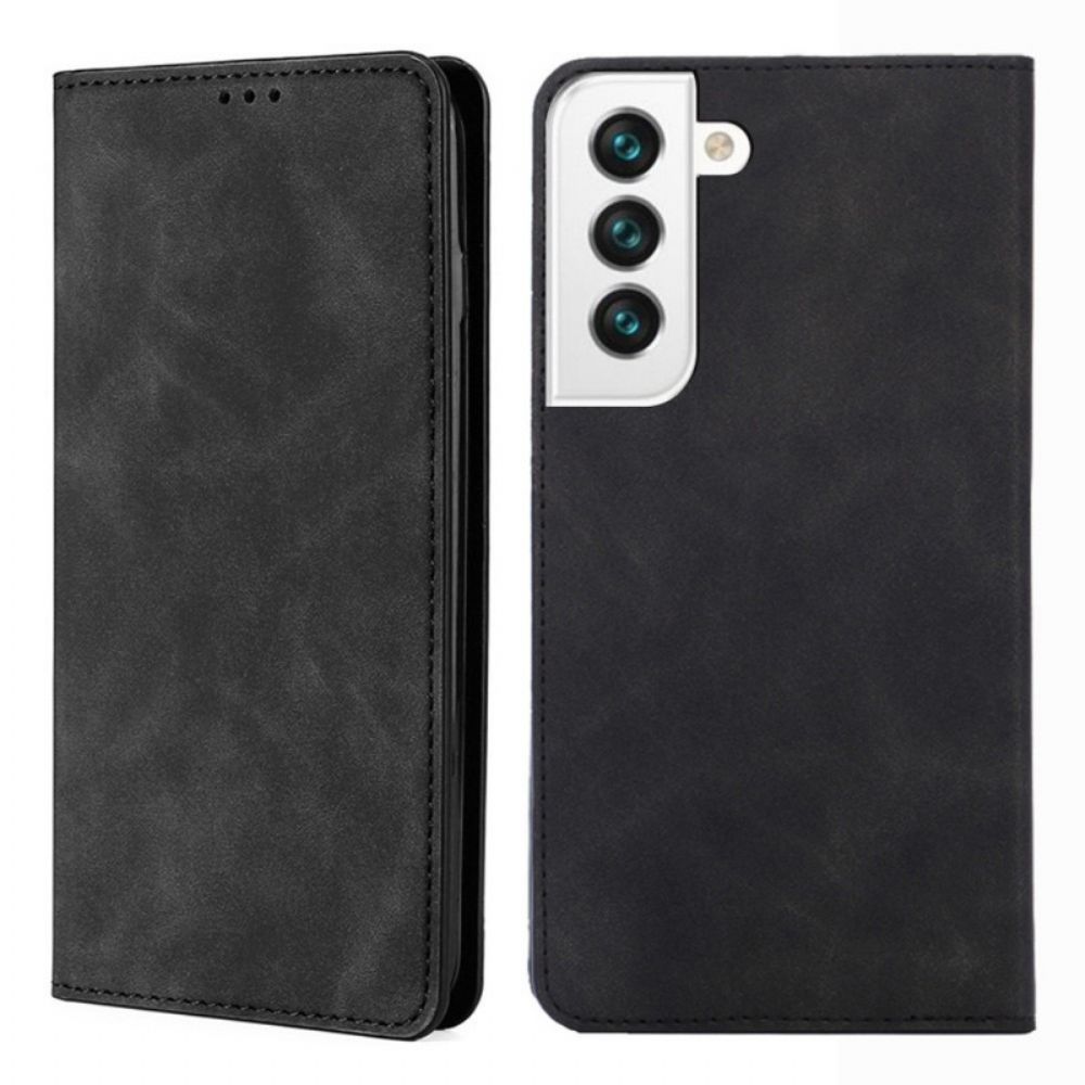 Bescherming Hoesje voor Samsung Galaxy S22 5G Folio-hoesje Skin-touch