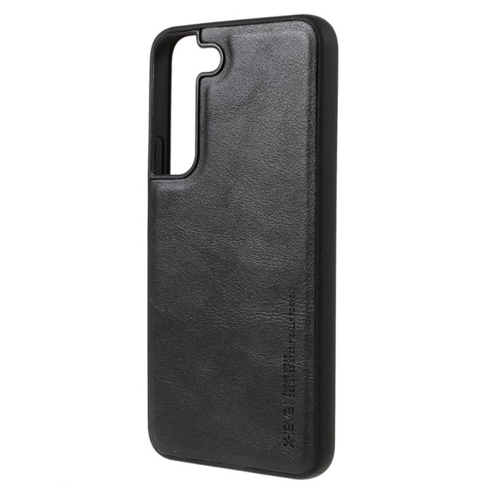 Hoesje voor Samsung Galaxy S22 5G X- Level Vintage Leereffect