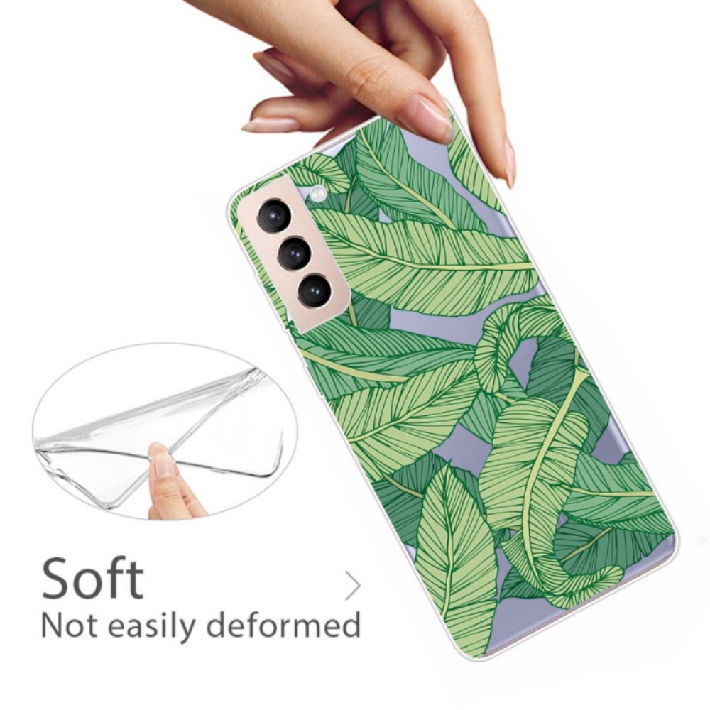 Telefoonhoesje voor Samsung Galaxy S22 5G Cactus Aquarel