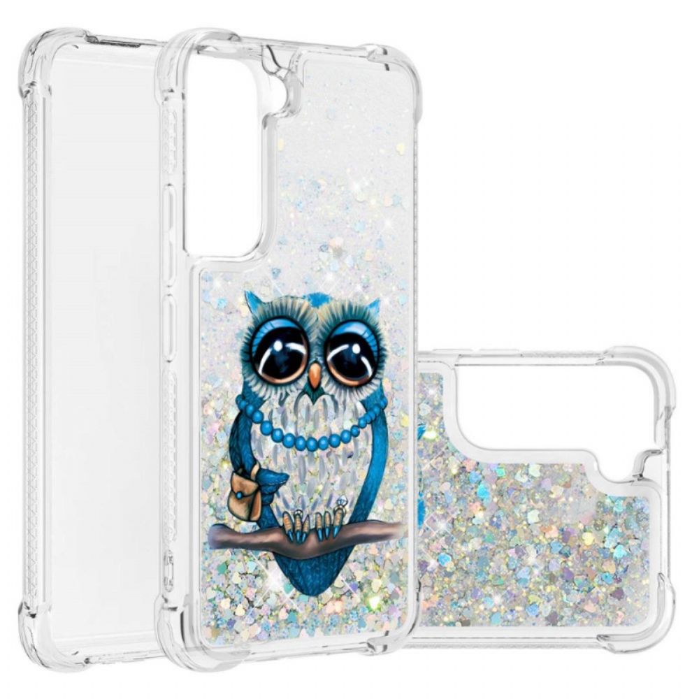 Telefoonhoesje voor Samsung Galaxy S22 5G Miss Glitteruil
