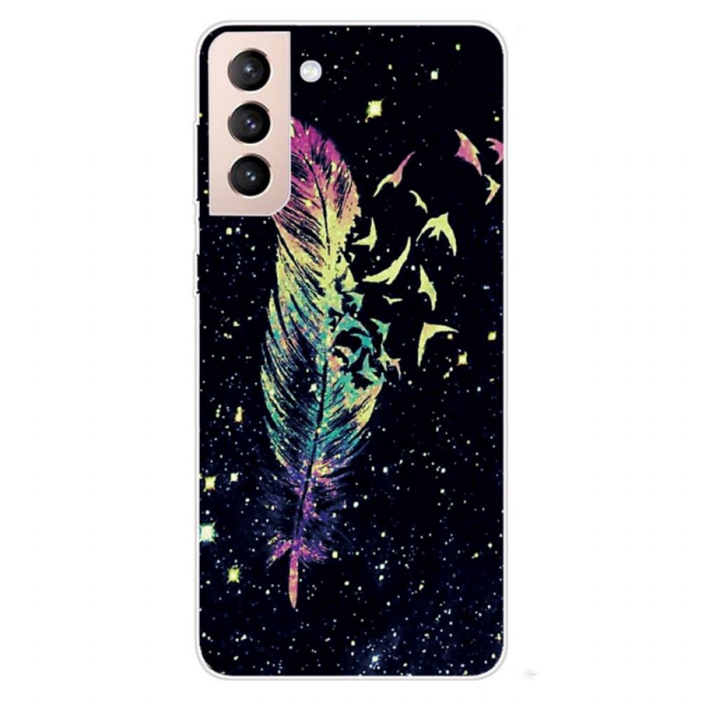 Telefoonhoesje voor Samsung Galaxy S22 5G Veren