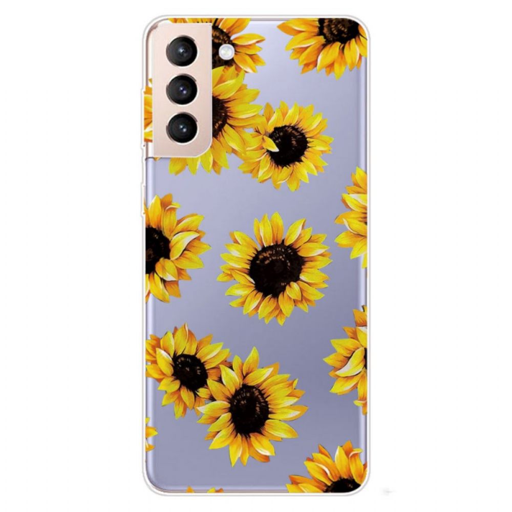 Telefoonhoesje voor Samsung Galaxy S22 5G Zonnebloemen