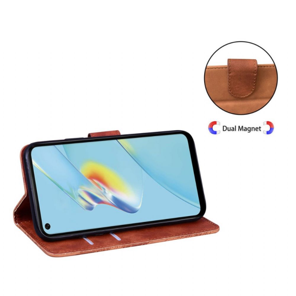 Flip Case voor Oppo Reno 8 Lite Vlinder