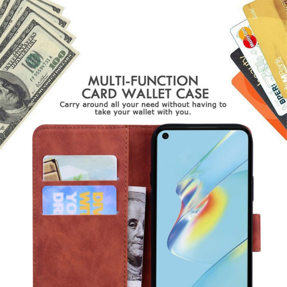 Flip Case voor Oppo Reno 8 Lite Vlinder