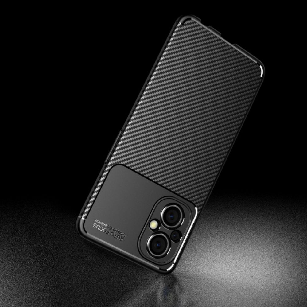 Hoesje voor Oppo Reno 8 Lite Flexibele Koolstofvezel