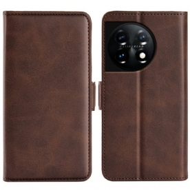 Folio-hoesje voor OnePlus 11 5G Flip Case Dubbele Klep