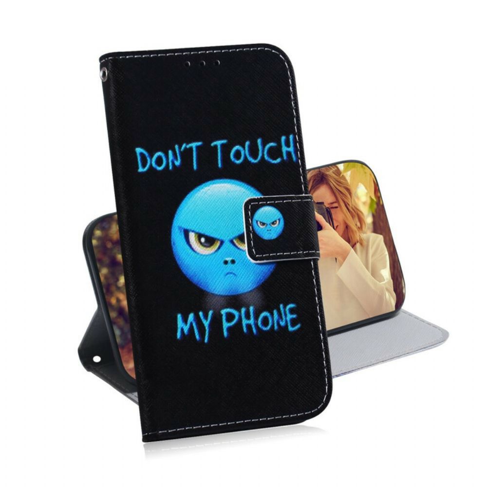 Leren Hoesje voor Samsung Galaxy A71 Emoji-telefoon