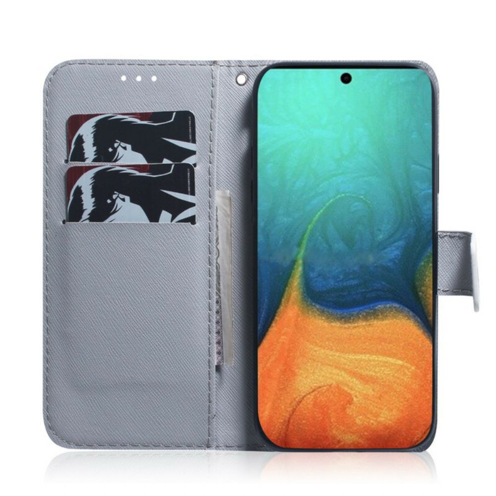 Leren Hoesje voor Samsung Galaxy A71 Hondsblik