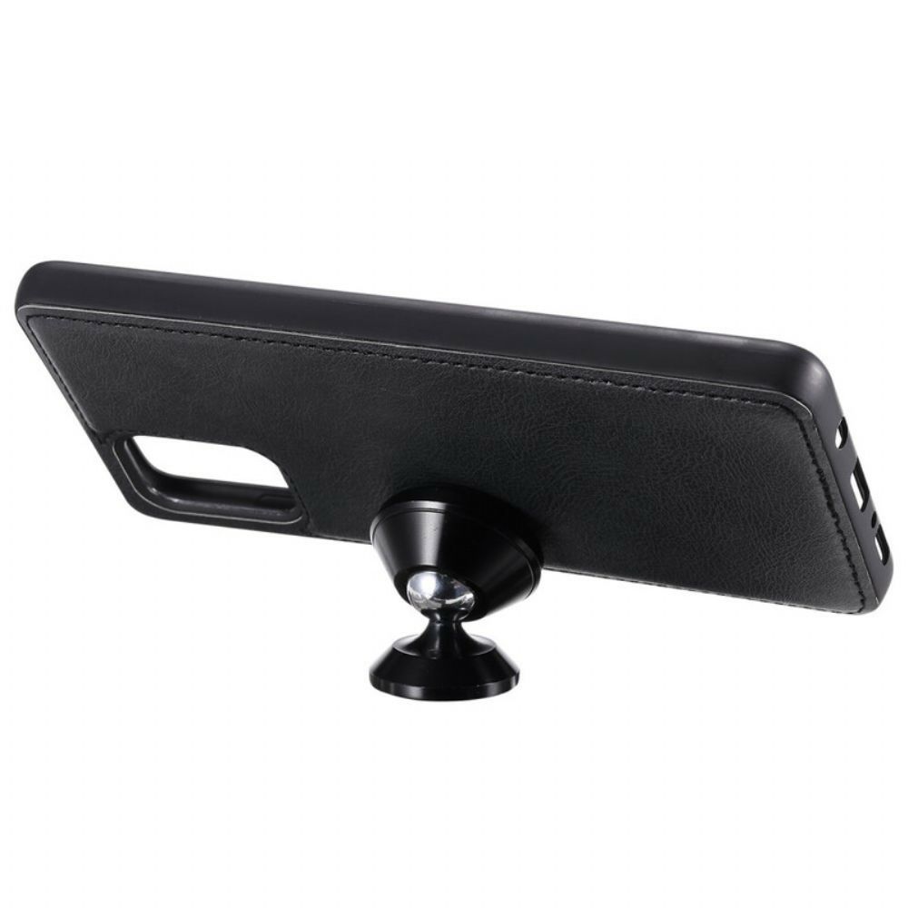 Telefoonhoesje Leren Hoesje voor Samsung Galaxy A71 Afneembaar En Lanyard