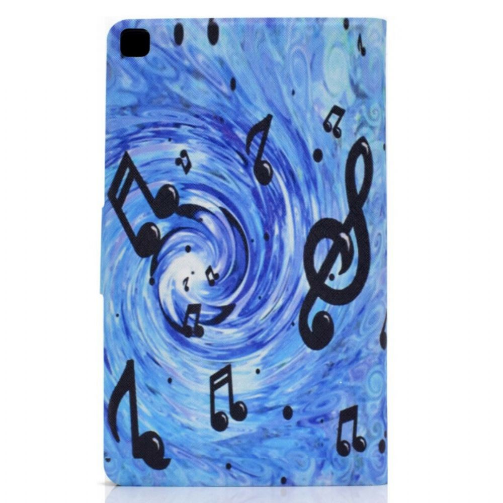 Flip Case voor Samsung Galaxy Tab A7 Lite Muzieknoten