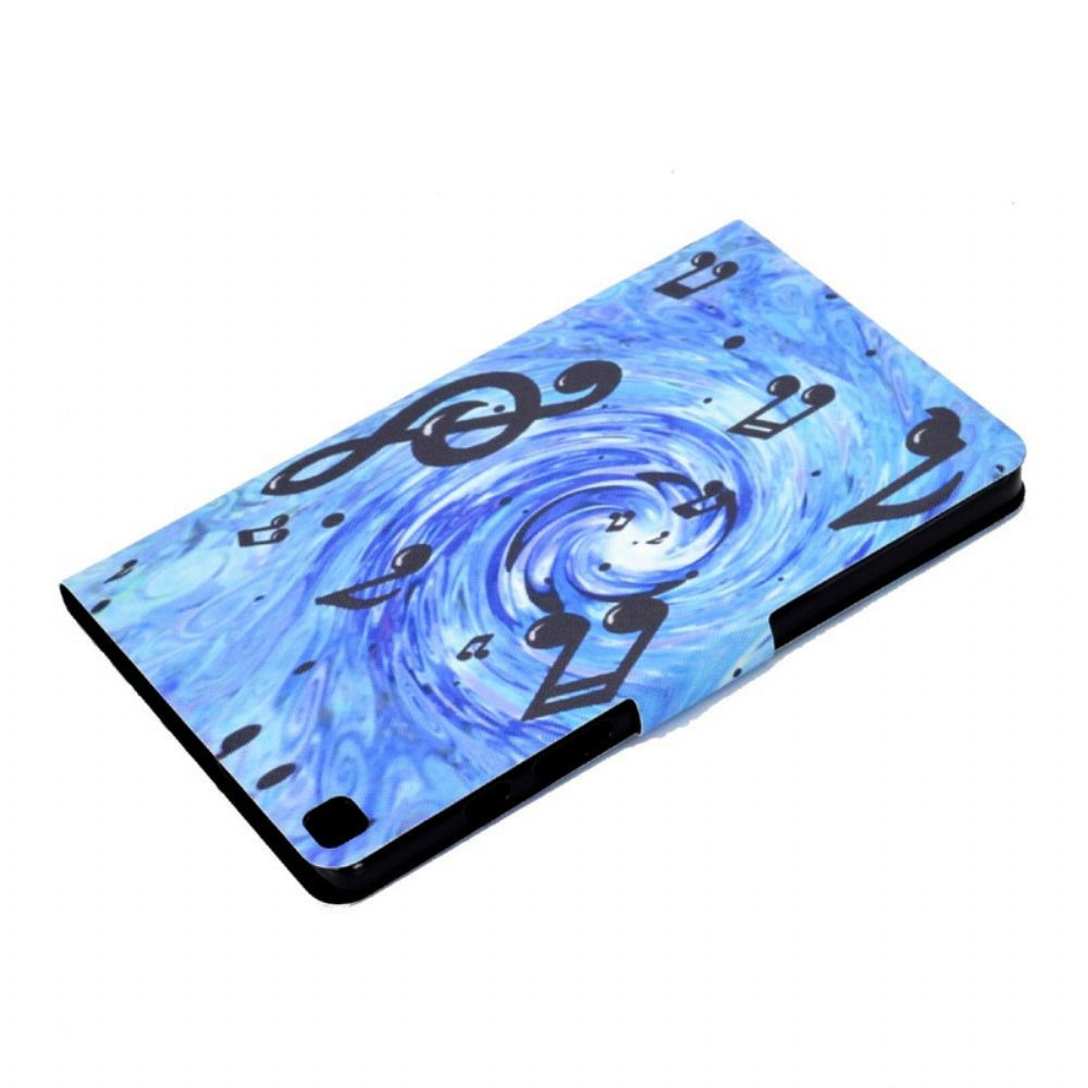 Flip Case voor Samsung Galaxy Tab A7 Lite Muzieknoten