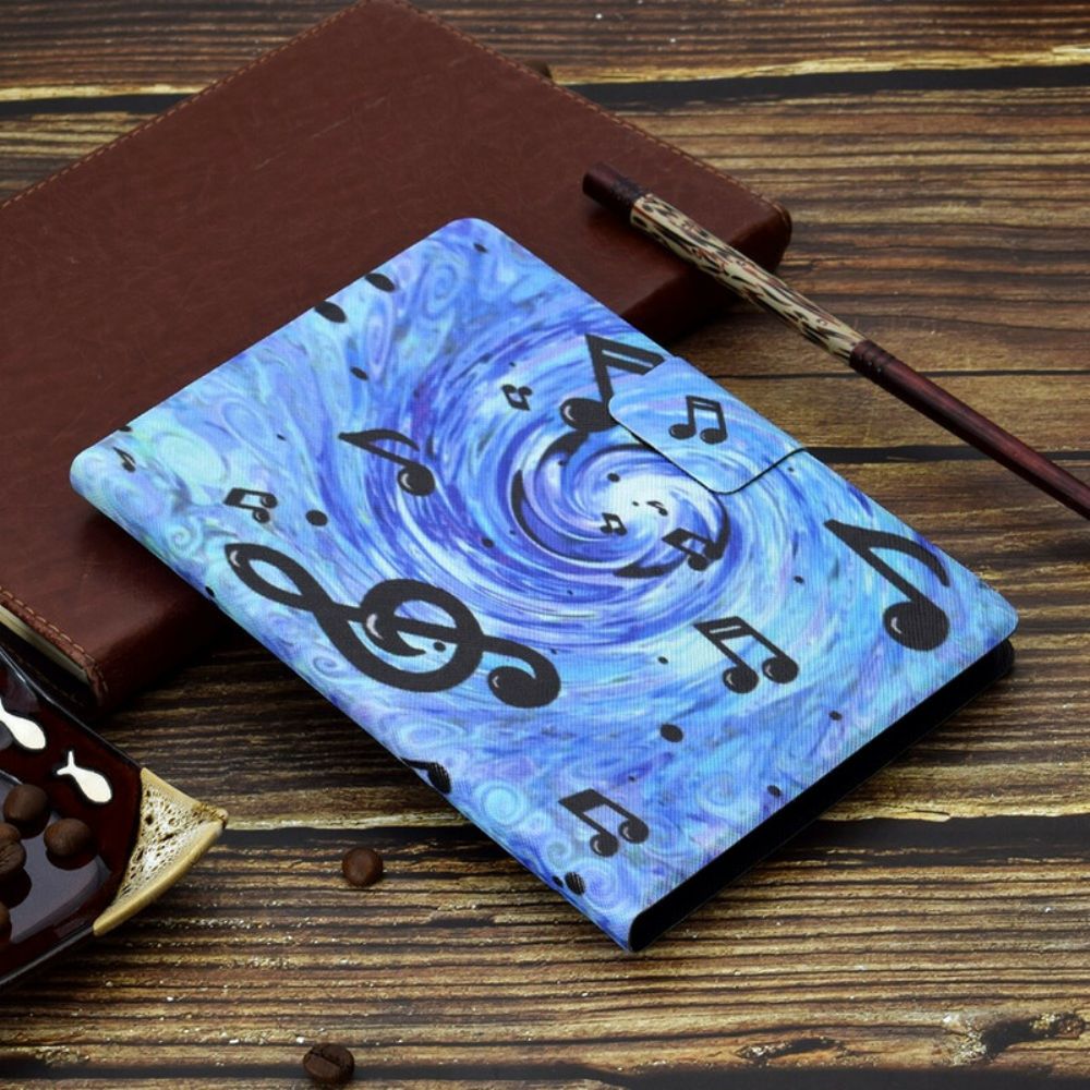 Flip Case voor Samsung Galaxy Tab A7 Lite Muzieknoten