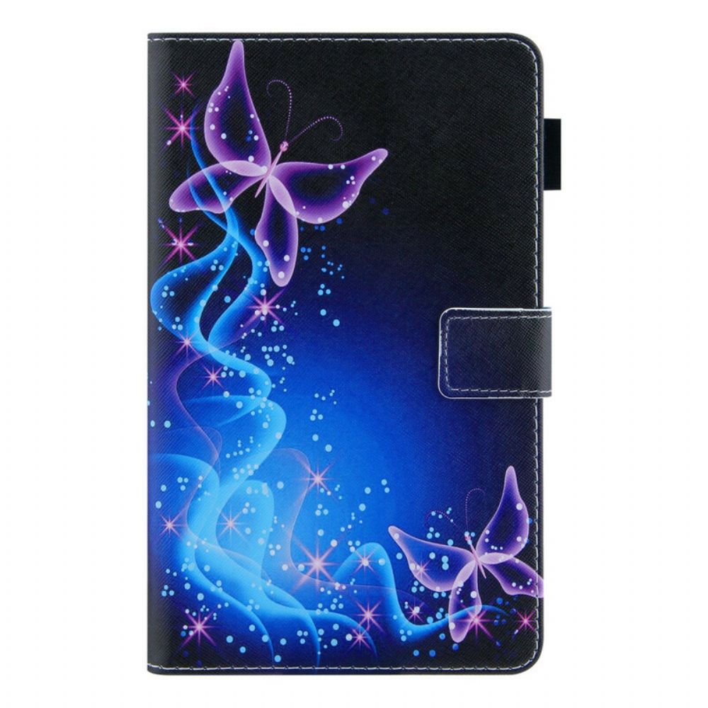 Folio-hoesje voor Samsung Galaxy Tab A7 Lite Kleurrijke Vlinders