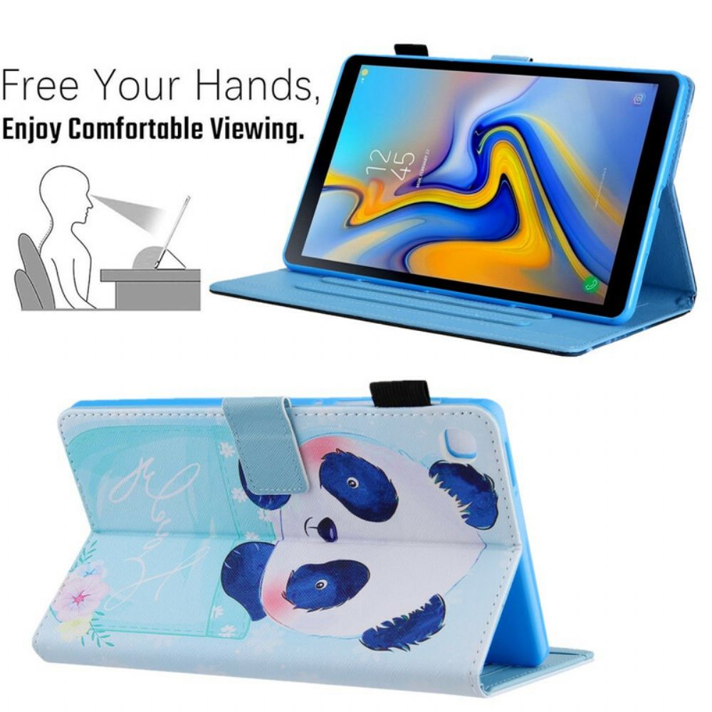 Folio-hoesje voor Samsung Galaxy Tab A7 Lite Mooie Panda