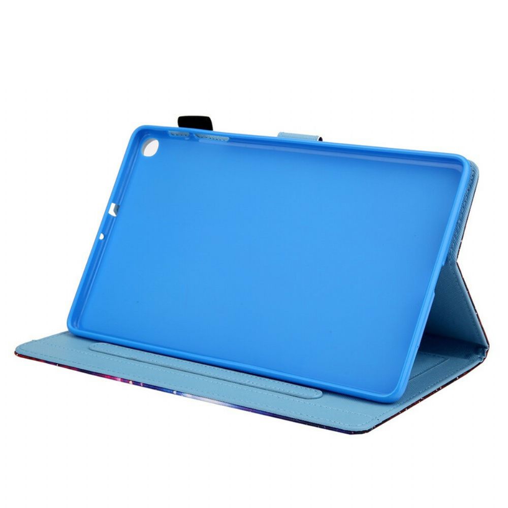 Folio-hoesje voor Samsung Galaxy Tab A7 Lite Zonsondergang Eiffeltoren