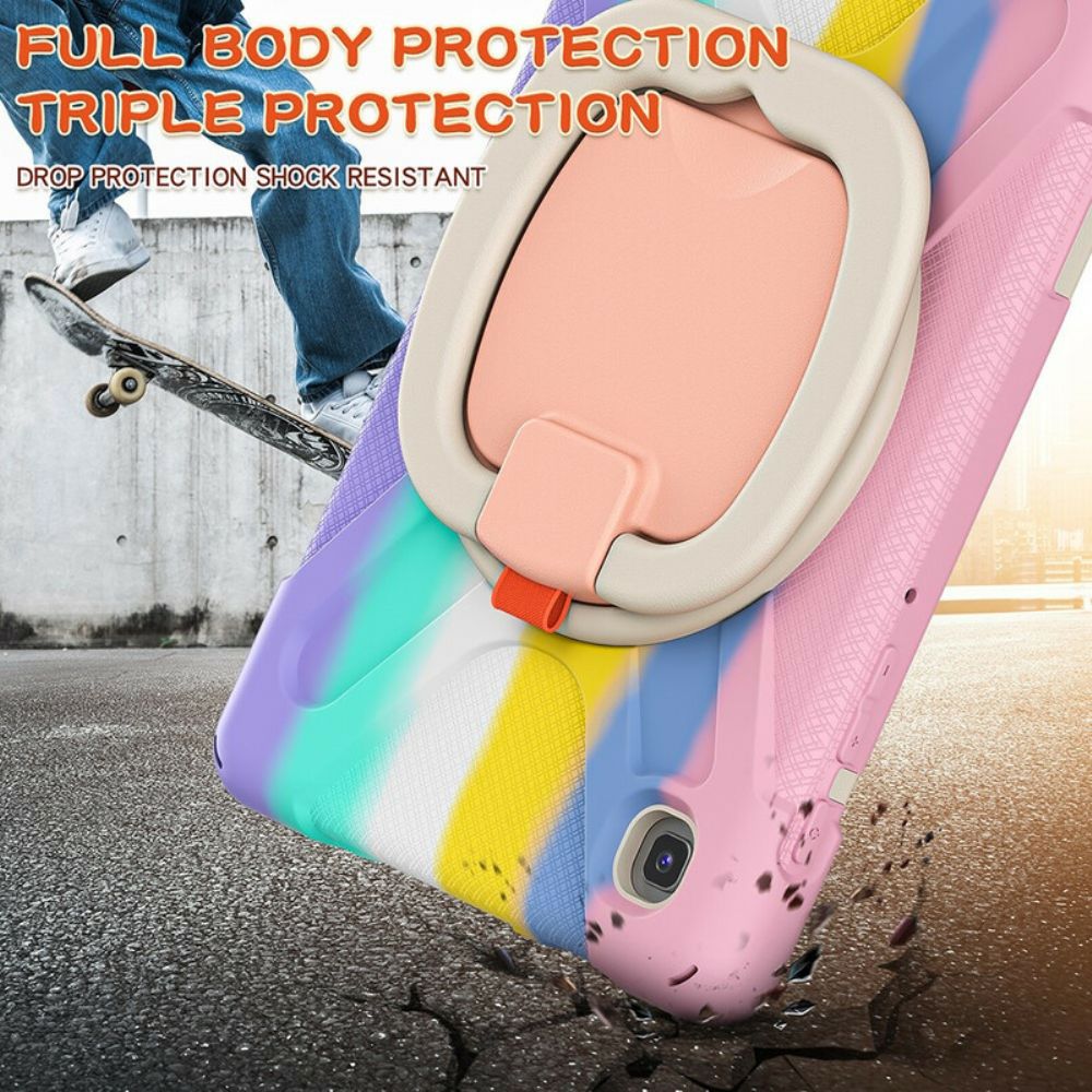 Telefoonhoesje voor Samsung Galaxy Tab A7 Lite Ultrabestendige Kleur Voor Ringondersteuning