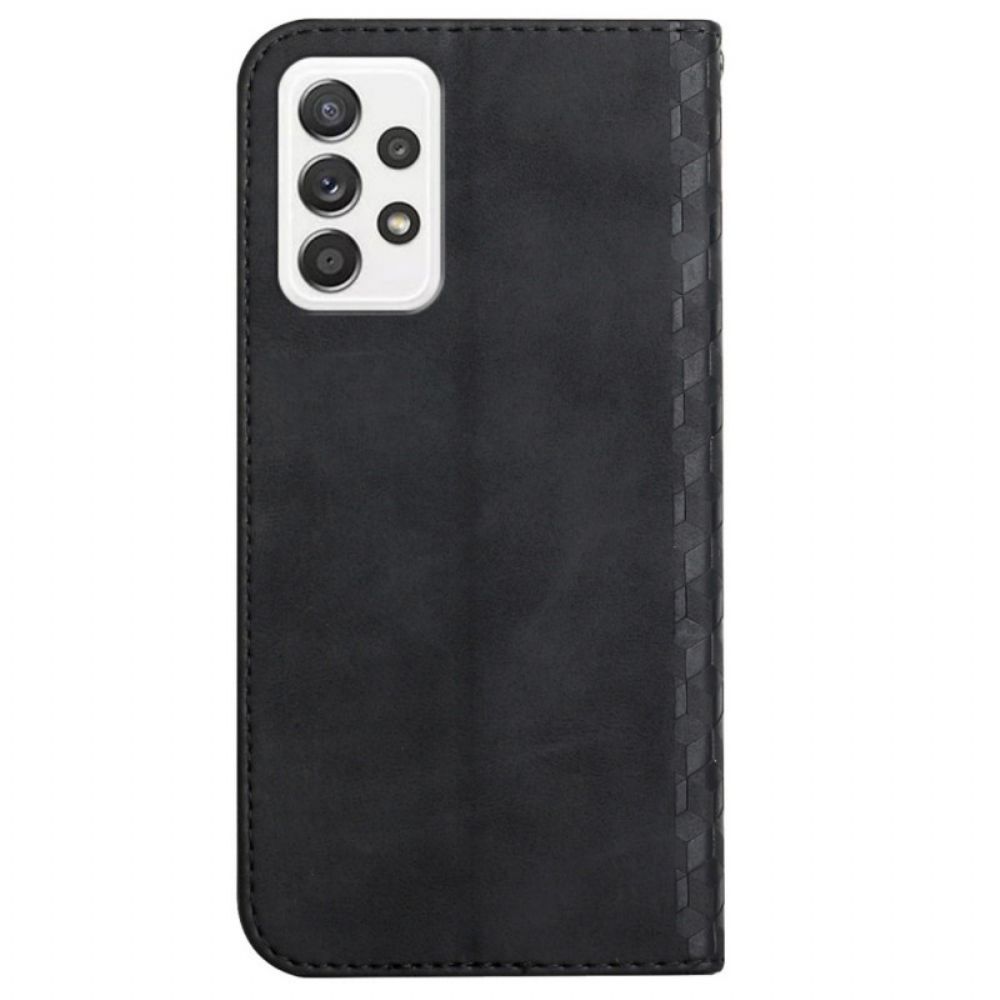 Bescherming Hoesje voor Samsung Galaxy A53 5G Folio-hoesje Lederen Stijl 3d Patroon