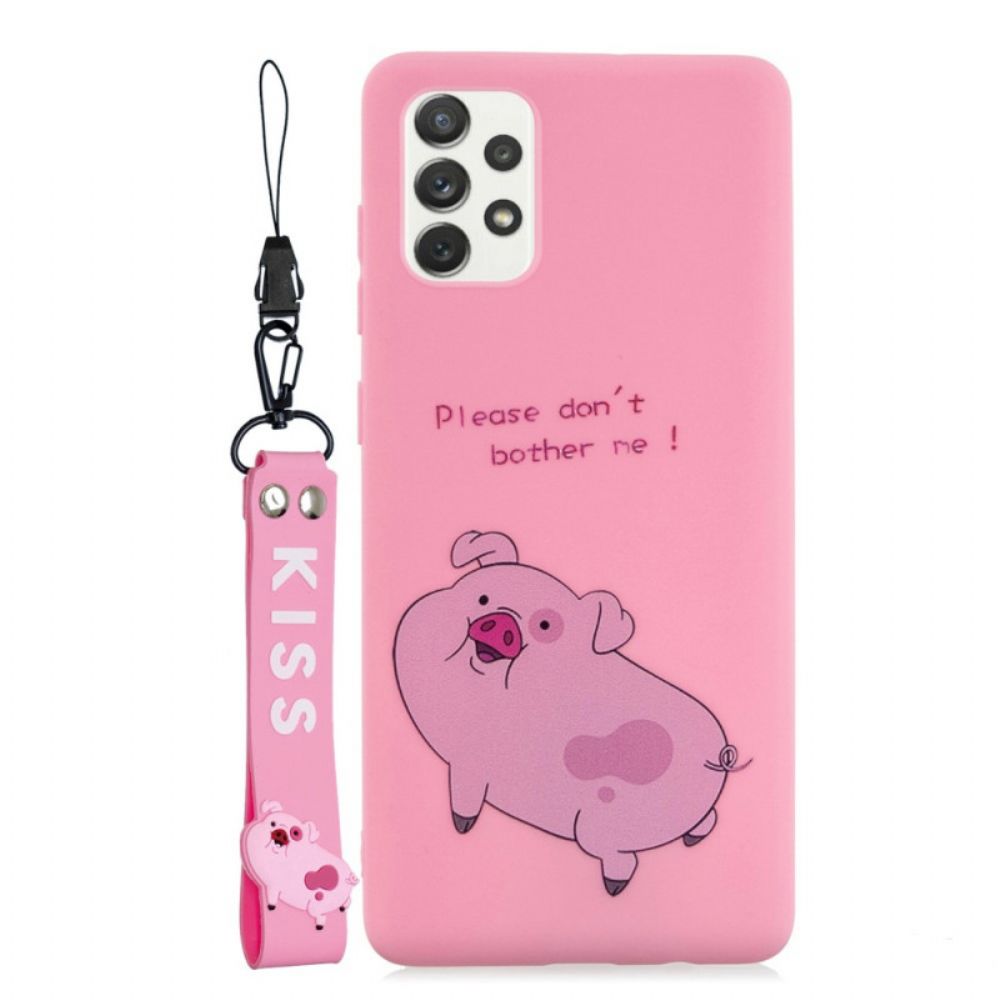 Hoesje voor Samsung Galaxy A53 5G Cartoon Met Koord