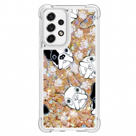 Hoesje voor Samsung Galaxy A53 5G Meneer Glitterhond