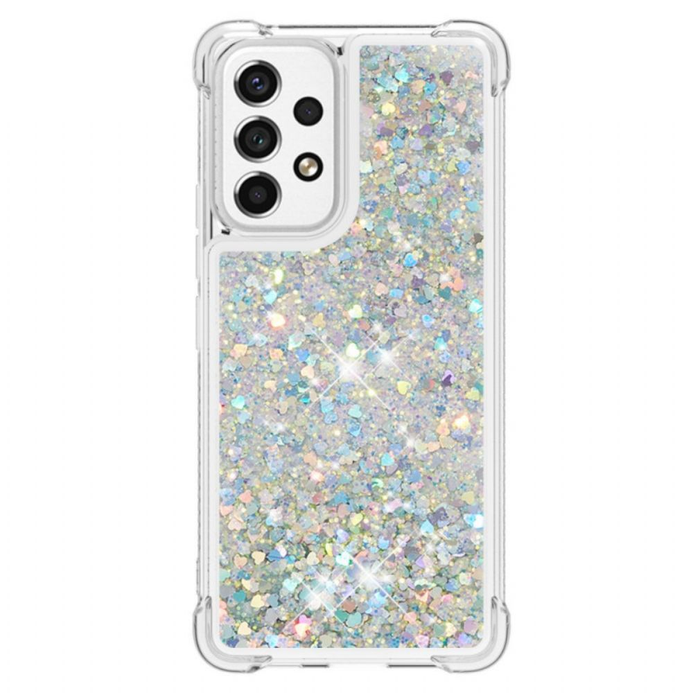 Hoesje voor Samsung Galaxy A53 5G Verlangen Glitter