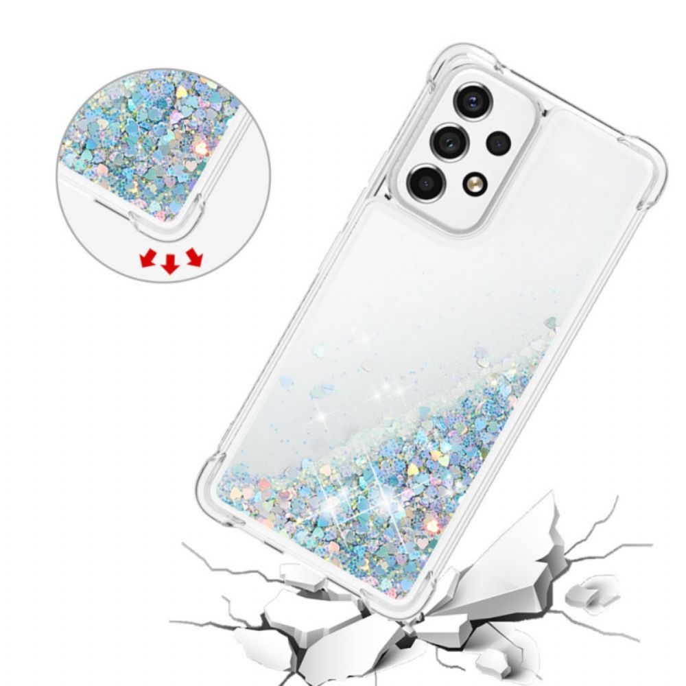 Hoesje voor Samsung Galaxy A53 5G Verlangen Glitter