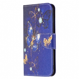 Leren Hoesje voor Samsung Galaxy A53 5G Motten
