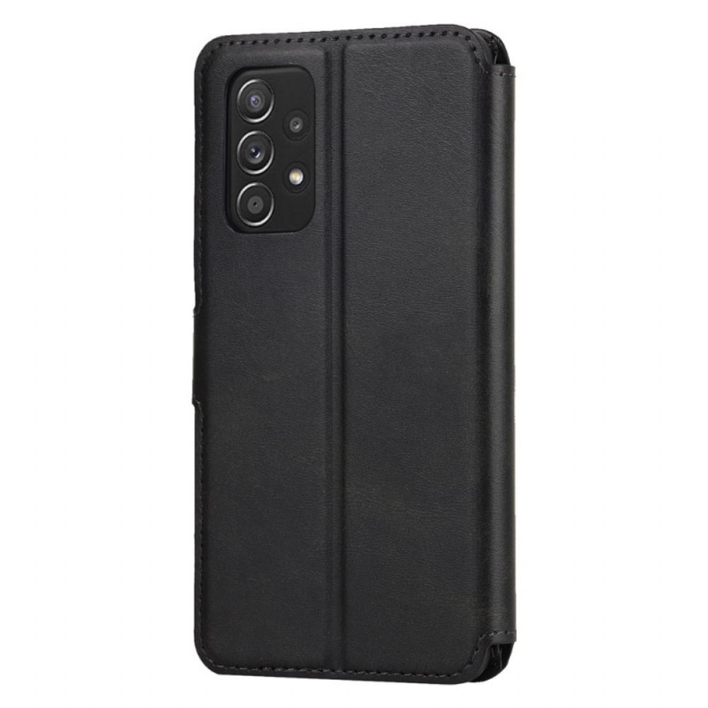 Leren Hoesje voor Samsung Galaxy A53 5G Retro Lederen Stijl