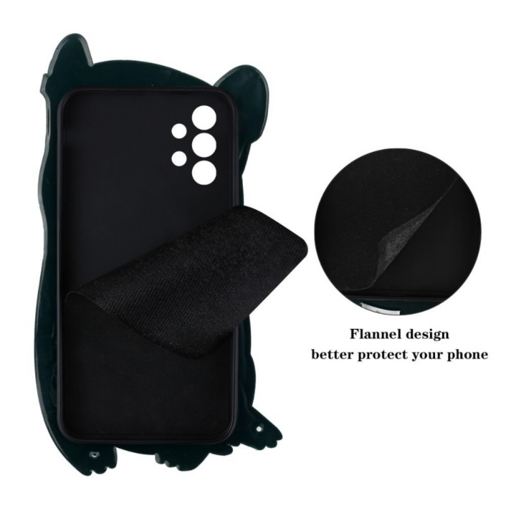 Telefoonhoesje voor Samsung Galaxy A53 5G Met Ketting 3d Hond Met Riem