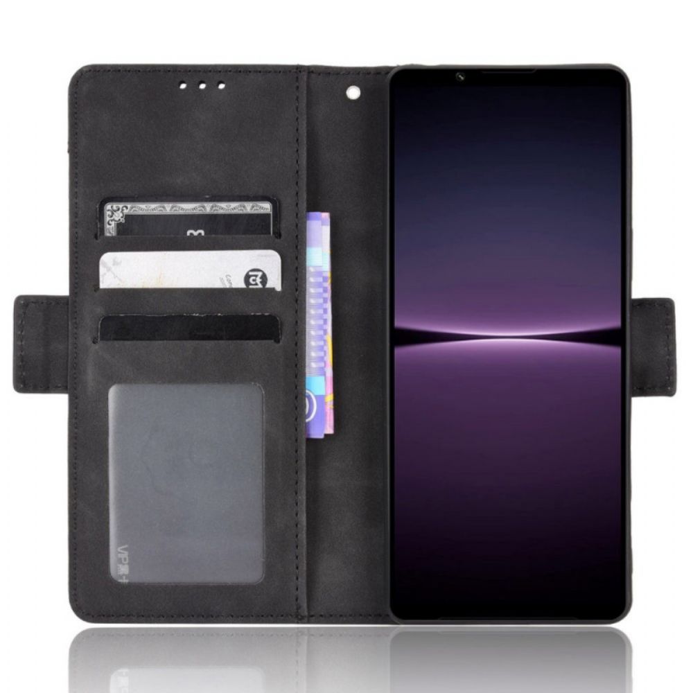 Flip Case voor Sony Xperia 1 IV Eerste Klas Multi-kaart