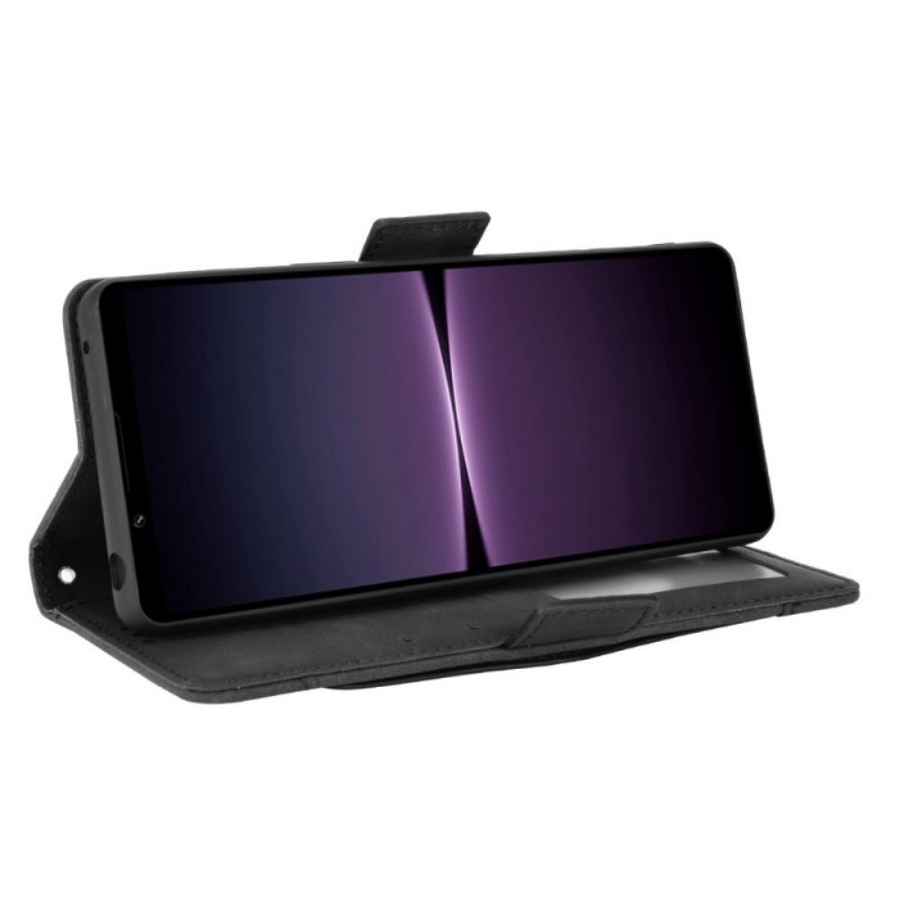 Flip Case voor Sony Xperia 1 IV Eerste Klas Multi-kaart