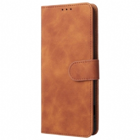 Leren Hoesje voor Sony Xperia 1 IV Met Ketting Effen Strappy