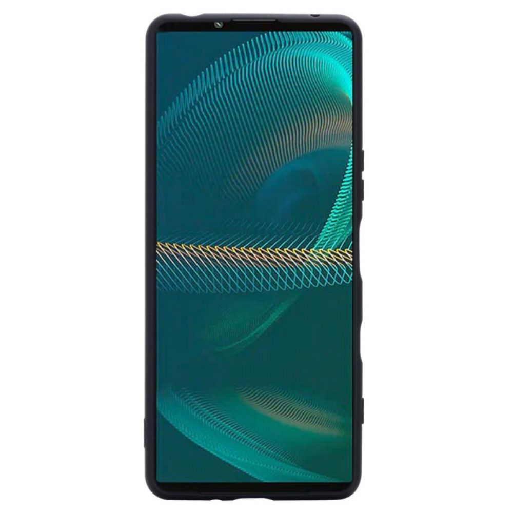 Telefoonhoesje voor Sony Xperia 1 IV Met Ketting Vloeibare Siliconen Band